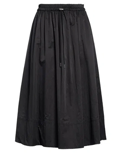 Marella Sport Woman Midi Skirt Black Size 10 Polyester, Polyamide