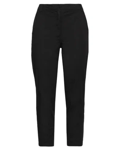 Marella Sport Woman Pants Black Size 4 Cotton, Elastane