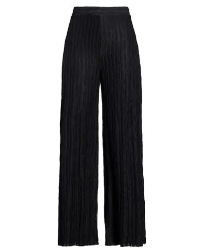 Marella Sport Woman Pants Black Size M Polyamide, Cotton, Elastane