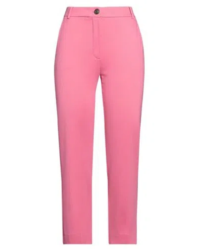Marella Sport Woman Pants Fuchsia Size 8 Viscose, Polyamide, Elastane In Pink