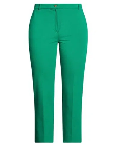 Marella Sport Woman Pants Green Size 12 Viscose, Polyamide, Elastane