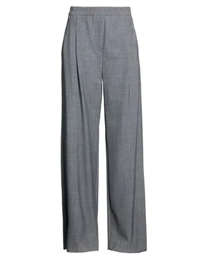 Marella Sport Woman Pants Grey Size 6 Polyester, Virgin Wool, Elastane In Gray