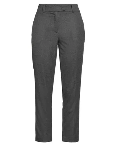 Marella Sport Woman Pants Gunmetal Size 6 Polyester, Viscose, Elastane In Black