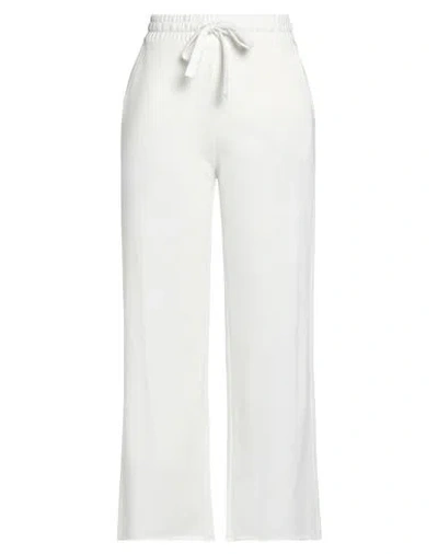 Marella Sport Woman Pants White Size L Cotton