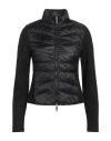 Marella Sport Woman Puffer Black Size 12 Viscose, Polyamide, Elastane In Black