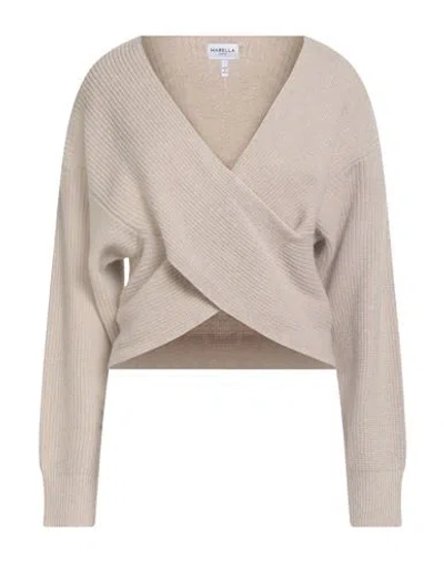 Marella Sport Woman Sweater Beige Size Xl Polyamide, Viscose, Wool, Cashmere