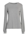 Marella Sport Woman T-shirt Grey Size L Viscose, Elastane In Grey