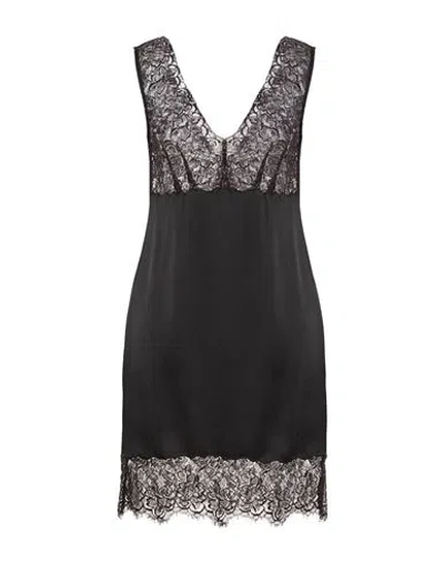 Marella Stella Maxwell Woman Mini Dress Black Size 6 Acetate, Viscose