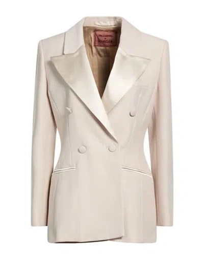 Marella Stella Maxwell X  Woman Blazer Beige Size 2 Virgin Wool, Viscose In Multi