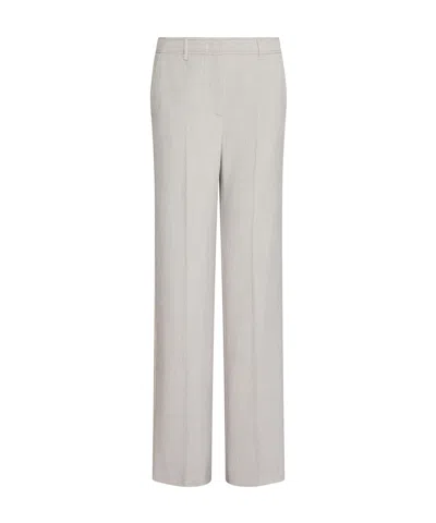 Marella Straight-fit Stretch Trousers In White