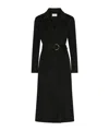 Marella Straight-fit Wool Coat In Black