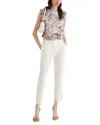Marella Straight Leg Pants In White