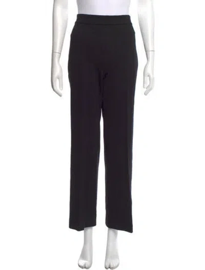 Pre-owned Marella Straight Leg Pants In Black
