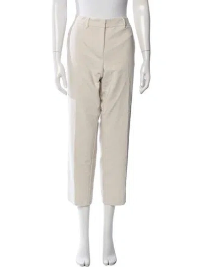 Pre-owned Marella Straight Leg Pants In Neutrals