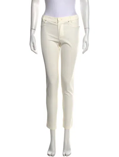 Pre-owned Marella Straight Leg Pants In Neutrals
