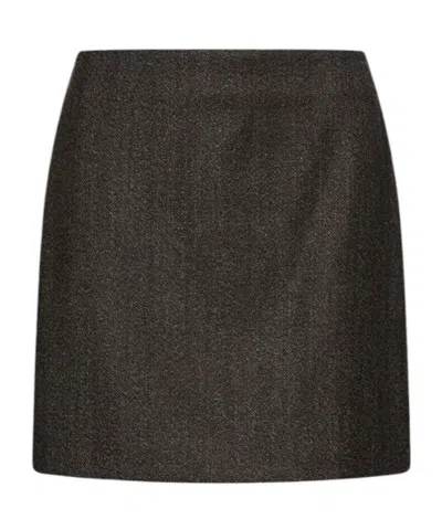 Marella Straight-cut Skirt In Black