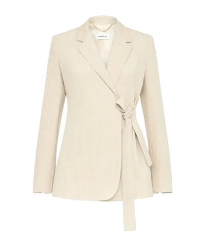MARELLA STRAP-UP SUIT COAT