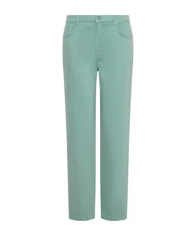 Marella Stretch 5-pocket Tomboy Trousers In Green