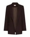 Marella Stretch Blazer In Brown