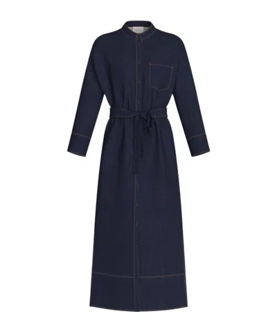 Marella Stretch Denim Dress - Blue Jeans