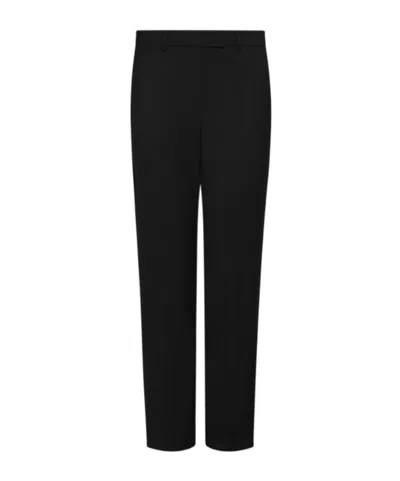 Marella Stretch Fabric Chino Trousers In Black