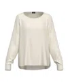 Marella Stretch Satin Blouse In White