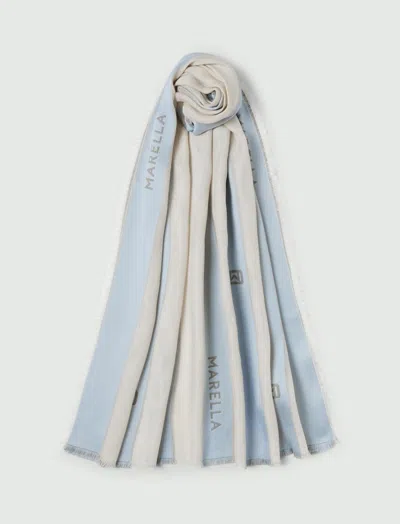 Marella Striped Female Grey In Blue