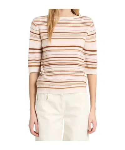 Marella Striped Sweater In Multi
