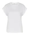 Marella T-shirt With Round Neck And Short Sleeves In White