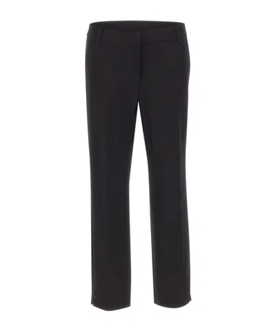 Marella Tailored Straight-leg Pants In Black
