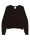 Marella Tania Round-neck Sweater In Black