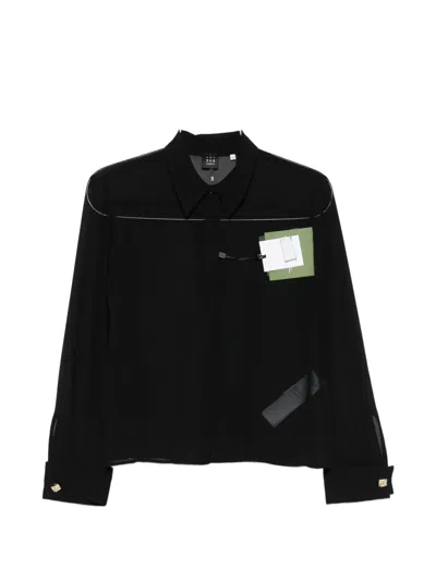 Marella Tarca Long-sleeve Shirt In Black