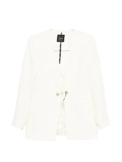 Marella Teffige Embellished Blazer In White