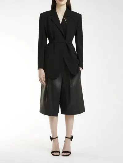 Marella X Emily Ratajkowski Cutout Blazer In Black