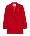 Marella Codesign Waisted Blazer In Red