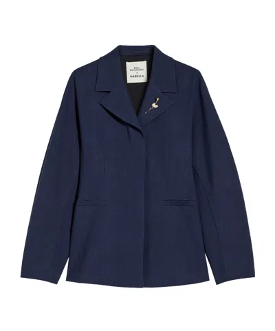Marella The Rounded Blazer - Navy In Blue