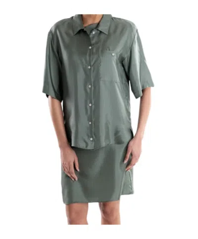 Marella Three-quarter Sleeve Shirt In Green