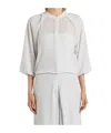 Marella Translucent Blouse In White