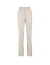 Marella Woman Pants Cream Size 6 Polyester, Viscose, Elastane In Beige