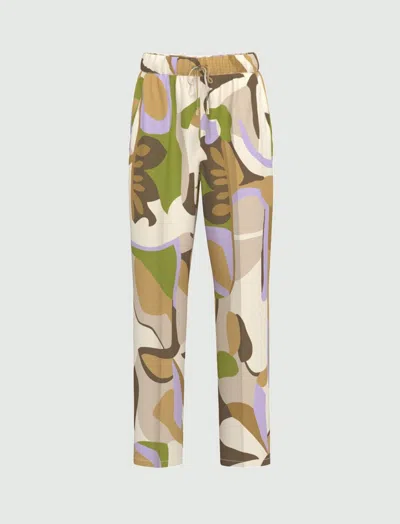 Marella Trousers Jogger Woman Sand In Multi