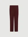 Marella Trousers Woman Burgundy In Burgundy