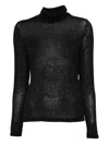 Marella Turtleneck Long-sleeve Top In Black