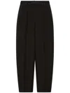 Marella X Stella Maxwell Smoking Barrel-leg Trousers In Black