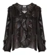 Marella Printed Blouse In Brown