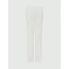Marella Ulivo Linen-blend Trouser In Gray