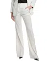 Marella Ulivo Linen-blend Trouser In Gray