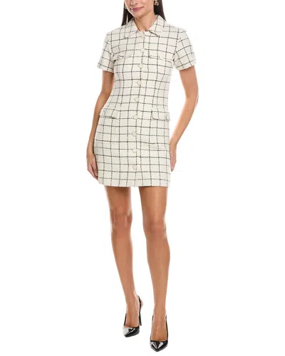 Marella Vidim Tweed Shirtdress In Neutral