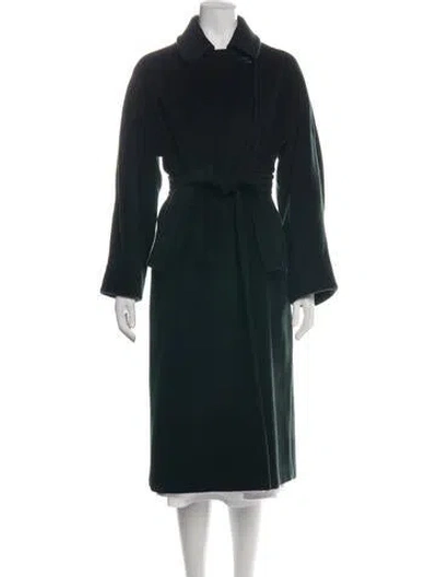 Pre-owned Marella Virgin Wool Coat In Green