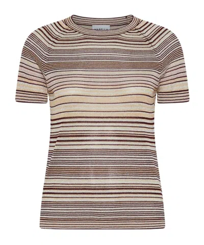 Marella Viscose And Lurex T-shirt