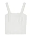 Marella Voile Corset Top In White